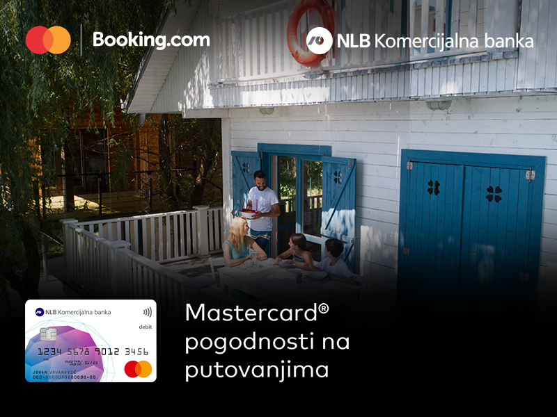 MasterCard i Booking.com - 4% keš-beka u okviru e-novčanika!  